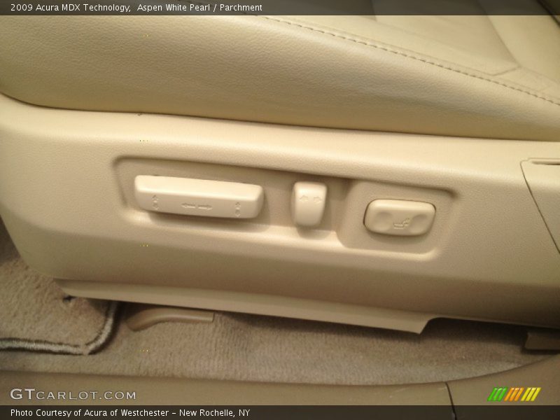 Aspen White Pearl / Parchment 2009 Acura MDX Technology