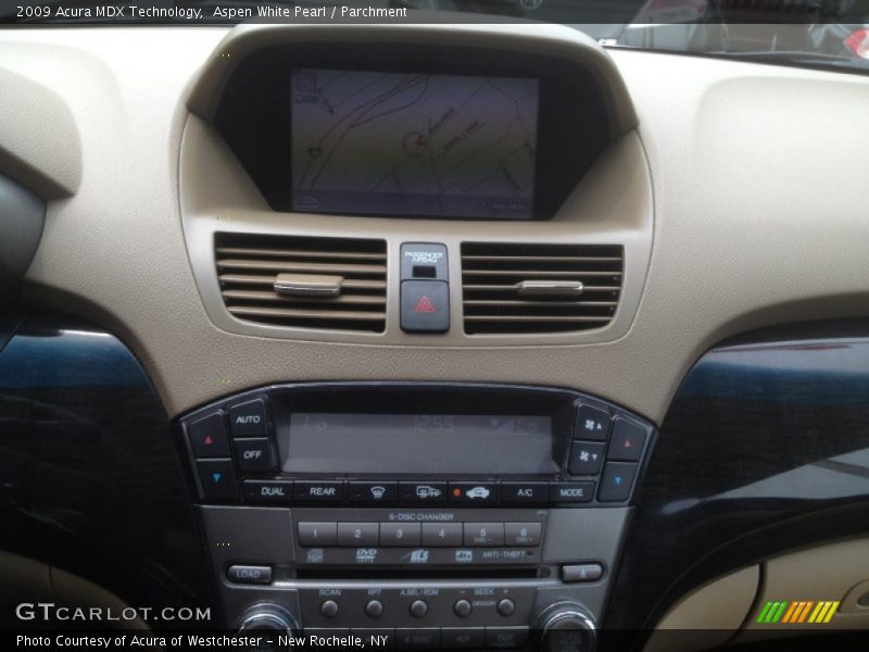 Aspen White Pearl / Parchment 2009 Acura MDX Technology