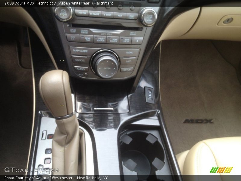 Aspen White Pearl / Parchment 2009 Acura MDX Technology