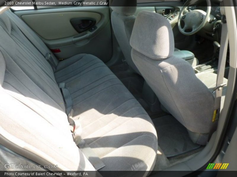 Medium Gray Metallic / Gray 2003 Chevrolet Malibu Sedan