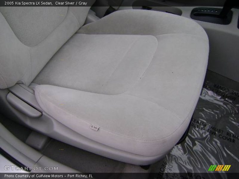 Clear Silver / Gray 2005 Kia Spectra LX Sedan