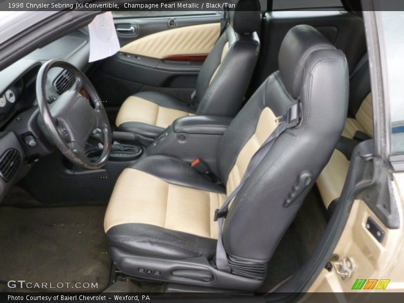 Front Seat of 1998 Sebring JXi Convertible