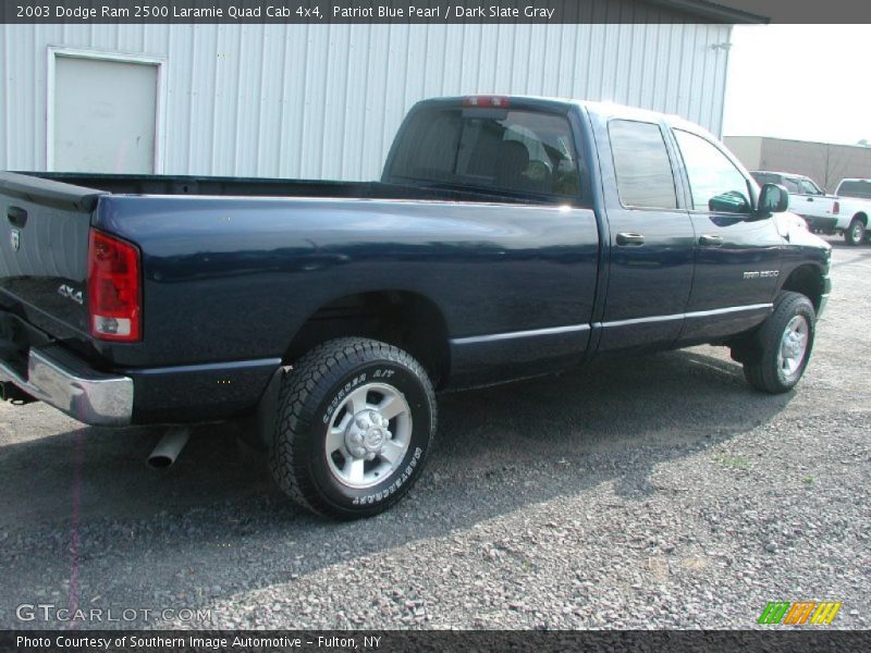 Patriot Blue Pearl / Dark Slate Gray 2003 Dodge Ram 2500 Laramie Quad Cab 4x4