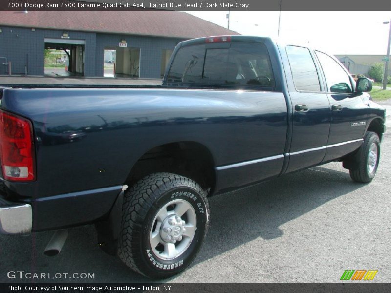 Patriot Blue Pearl / Dark Slate Gray 2003 Dodge Ram 2500 Laramie Quad Cab 4x4