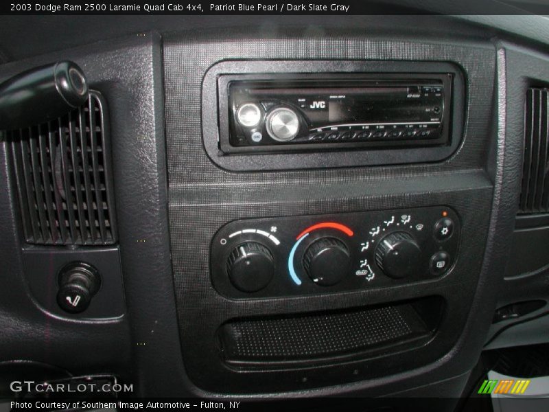 Patriot Blue Pearl / Dark Slate Gray 2003 Dodge Ram 2500 Laramie Quad Cab 4x4