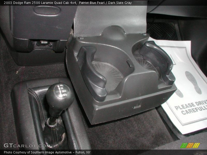 Patriot Blue Pearl / Dark Slate Gray 2003 Dodge Ram 2500 Laramie Quad Cab 4x4