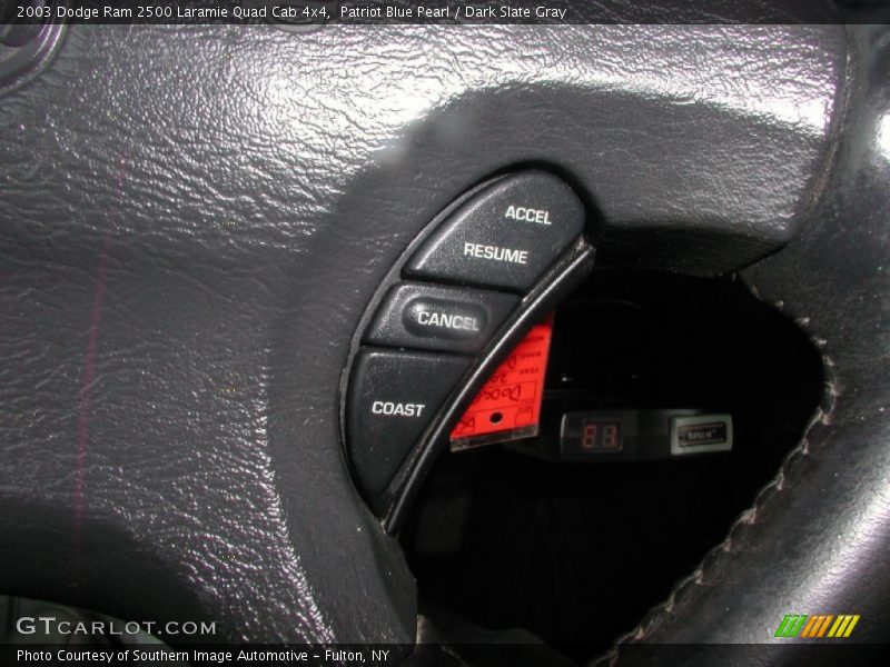 Patriot Blue Pearl / Dark Slate Gray 2003 Dodge Ram 2500 Laramie Quad Cab 4x4