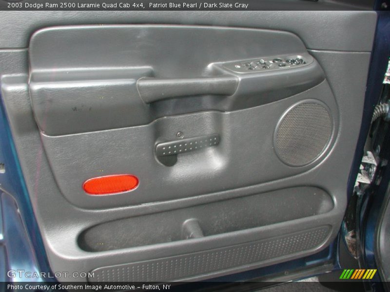 Patriot Blue Pearl / Dark Slate Gray 2003 Dodge Ram 2500 Laramie Quad Cab 4x4
