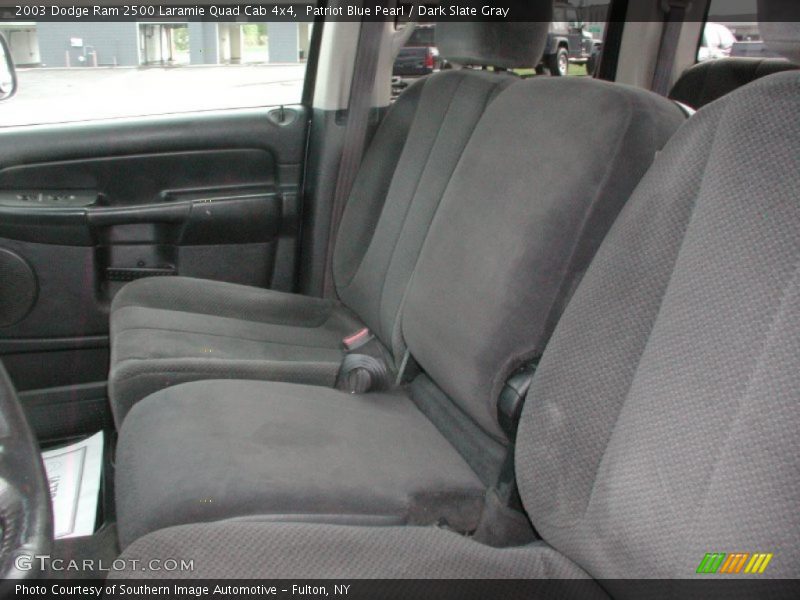 Patriot Blue Pearl / Dark Slate Gray 2003 Dodge Ram 2500 Laramie Quad Cab 4x4