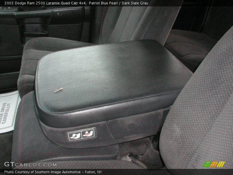 Patriot Blue Pearl / Dark Slate Gray 2003 Dodge Ram 2500 Laramie Quad Cab 4x4
