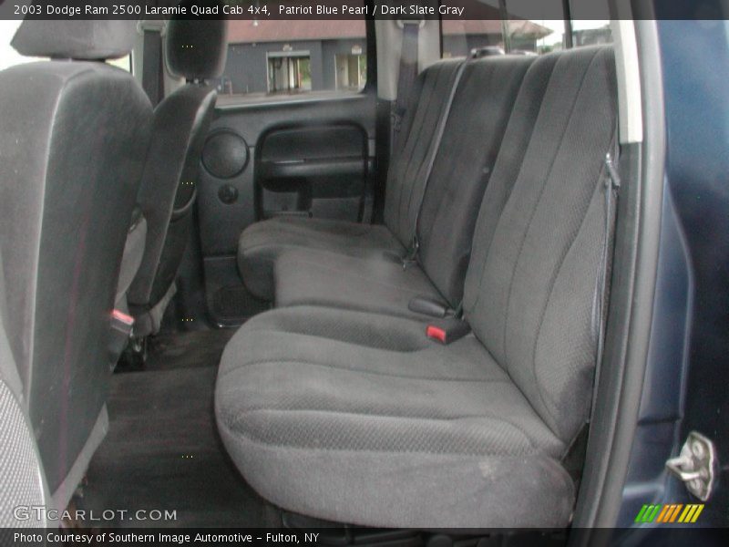 Patriot Blue Pearl / Dark Slate Gray 2003 Dodge Ram 2500 Laramie Quad Cab 4x4