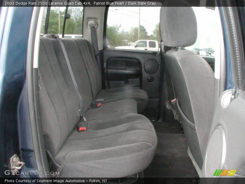 Patriot Blue Pearl / Dark Slate Gray 2003 Dodge Ram 2500 Laramie Quad Cab 4x4