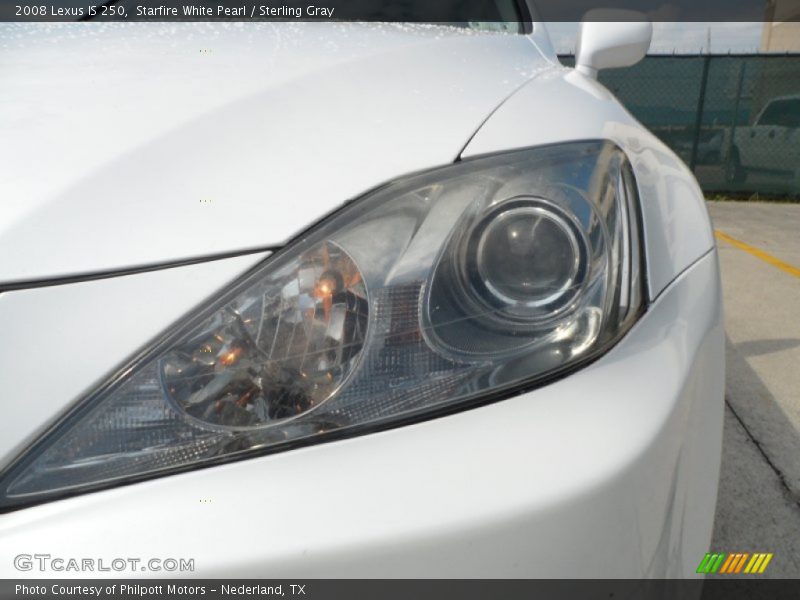 Starfire White Pearl / Sterling Gray 2008 Lexus IS 250