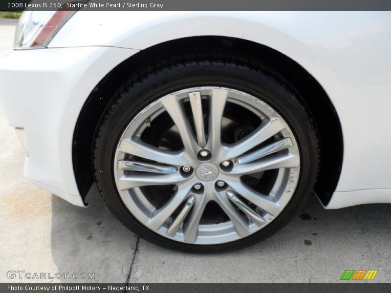 Starfire White Pearl / Sterling Gray 2008 Lexus IS 250