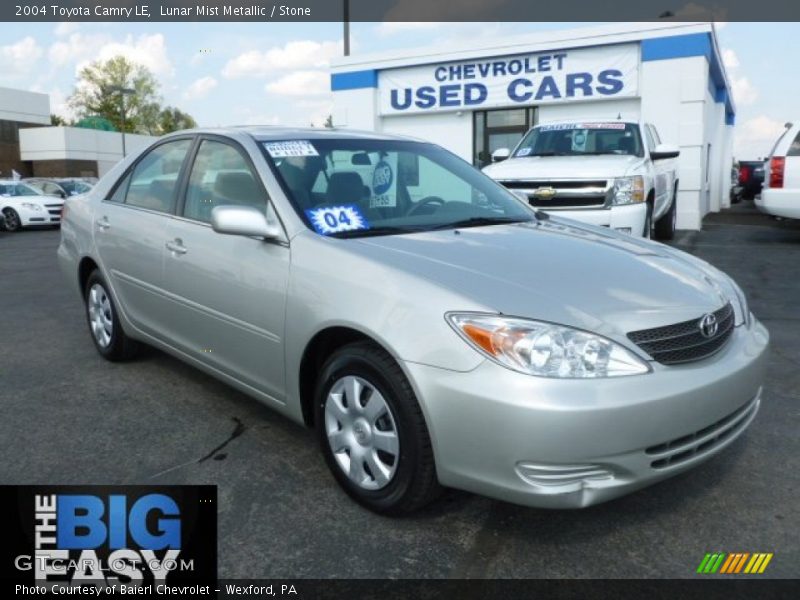 Lunar Mist Metallic / Stone 2004 Toyota Camry LE