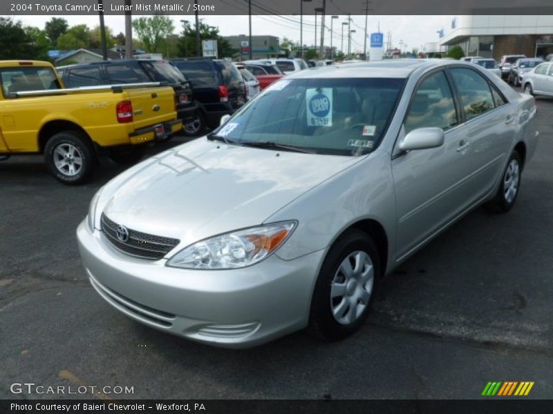 Lunar Mist Metallic / Stone 2004 Toyota Camry LE