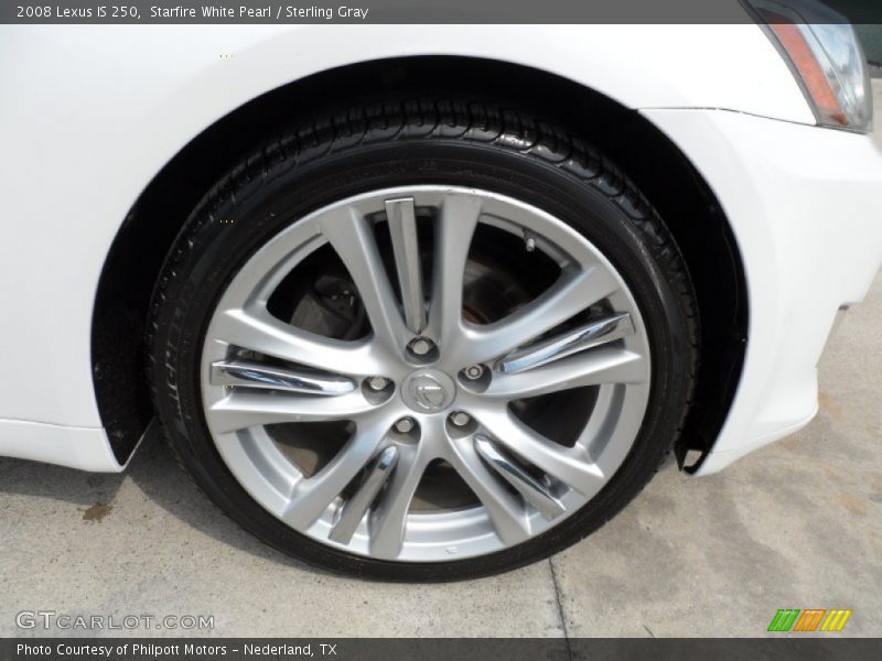 Starfire White Pearl / Sterling Gray 2008 Lexus IS 250