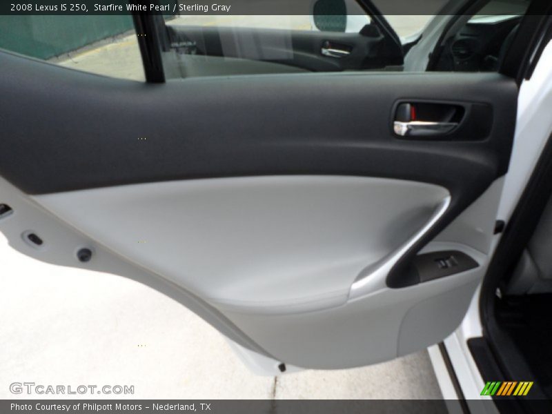 Starfire White Pearl / Sterling Gray 2008 Lexus IS 250