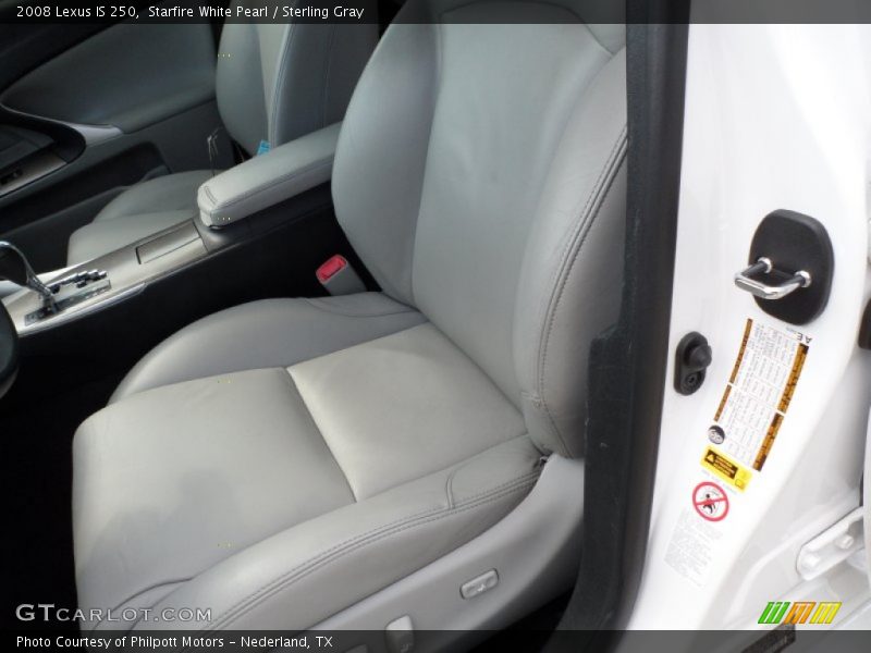 Starfire White Pearl / Sterling Gray 2008 Lexus IS 250