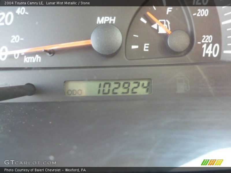 Lunar Mist Metallic / Stone 2004 Toyota Camry LE