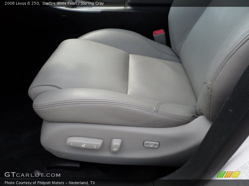 Starfire White Pearl / Sterling Gray 2008 Lexus IS 250