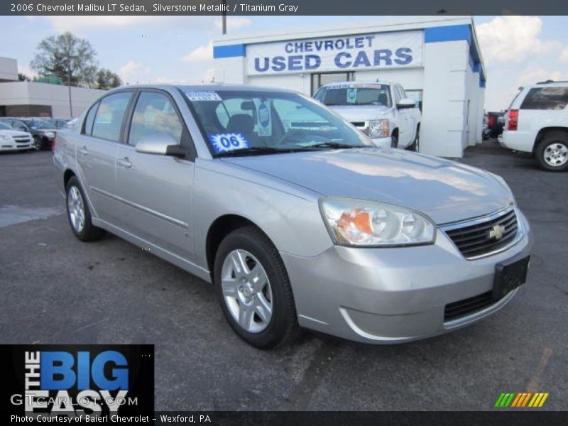 Silverstone Metallic / Titanium Gray 2006 Chevrolet Malibu LT Sedan