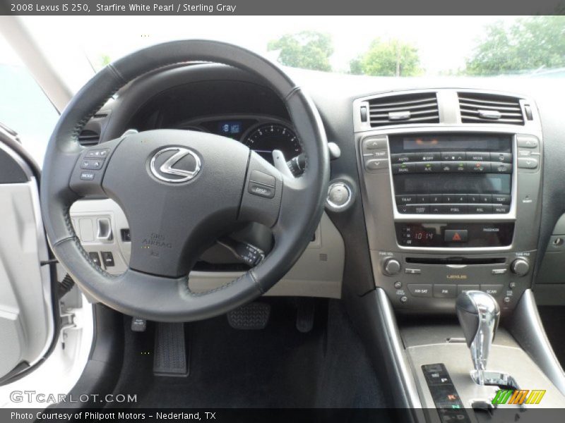 Starfire White Pearl / Sterling Gray 2008 Lexus IS 250