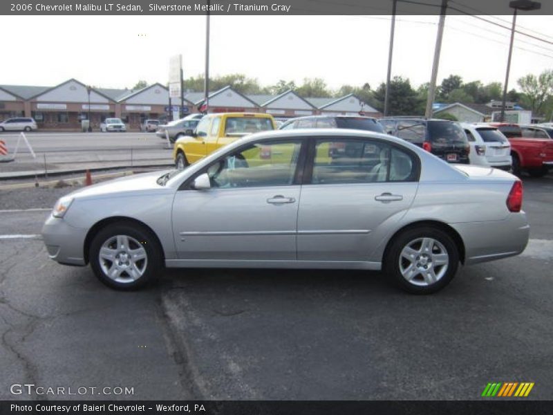 Silverstone Metallic / Titanium Gray 2006 Chevrolet Malibu LT Sedan