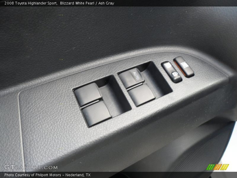 Blizzard White Pearl / Ash Gray 2008 Toyota Highlander Sport