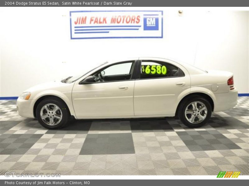 Satin White Pearlcoat / Dark Slate Gray 2004 Dodge Stratus ES Sedan
