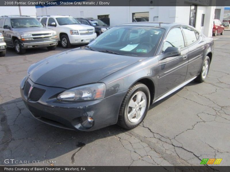 Shadow Gray Metallic / Ebony 2008 Pontiac Grand Prix Sedan