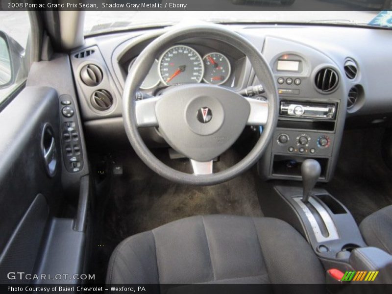 Shadow Gray Metallic / Ebony 2008 Pontiac Grand Prix Sedan