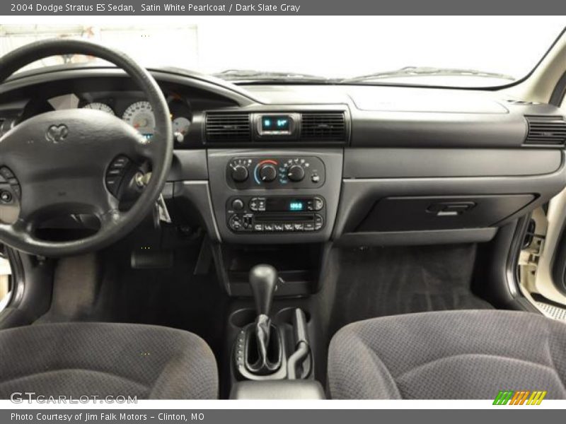 Satin White Pearlcoat / Dark Slate Gray 2004 Dodge Stratus ES Sedan