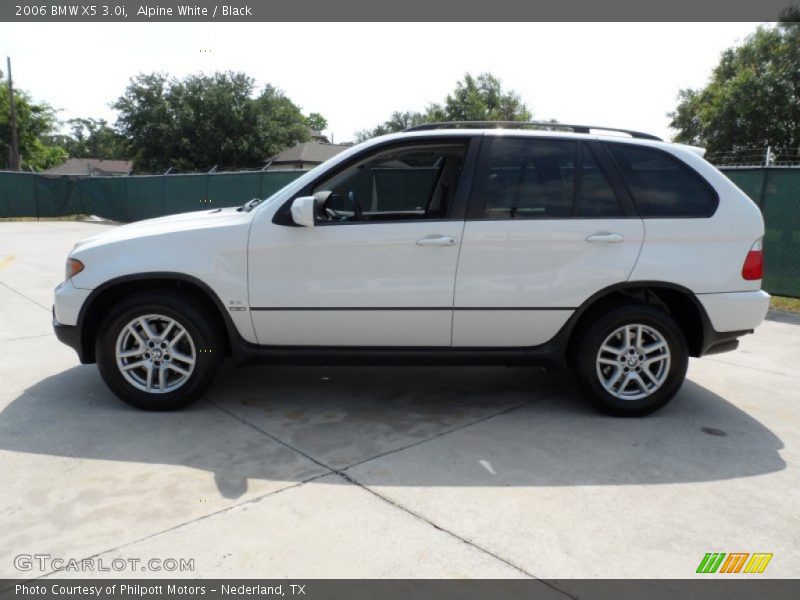 Alpine White / Black 2006 BMW X5 3.0i