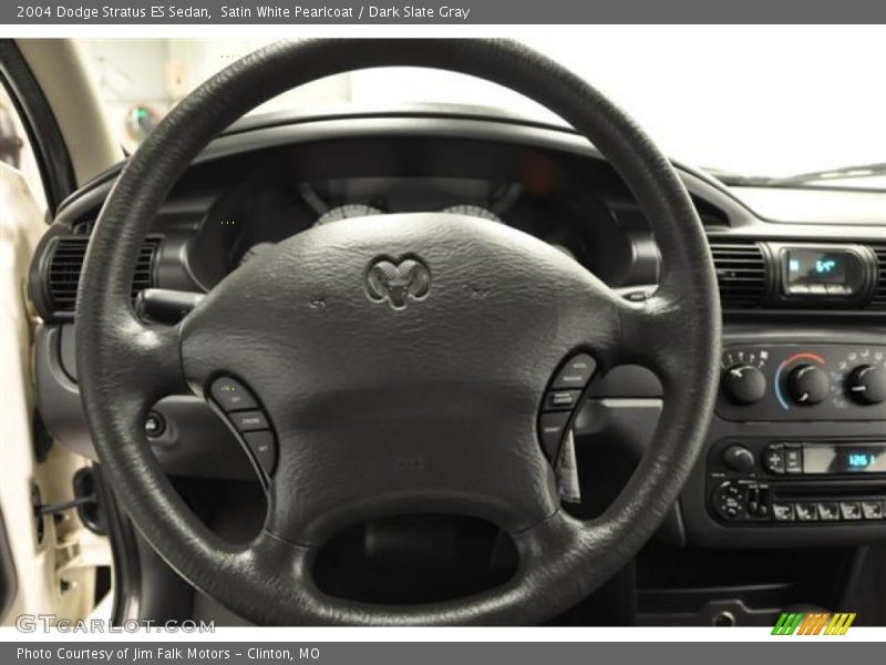 Satin White Pearlcoat / Dark Slate Gray 2004 Dodge Stratus ES Sedan