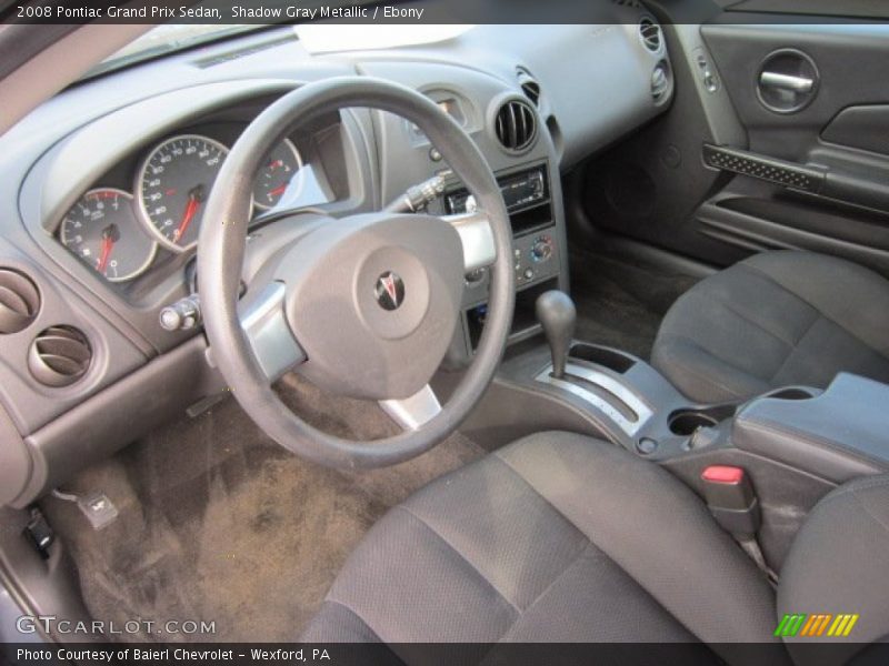 Shadow Gray Metallic / Ebony 2008 Pontiac Grand Prix Sedan