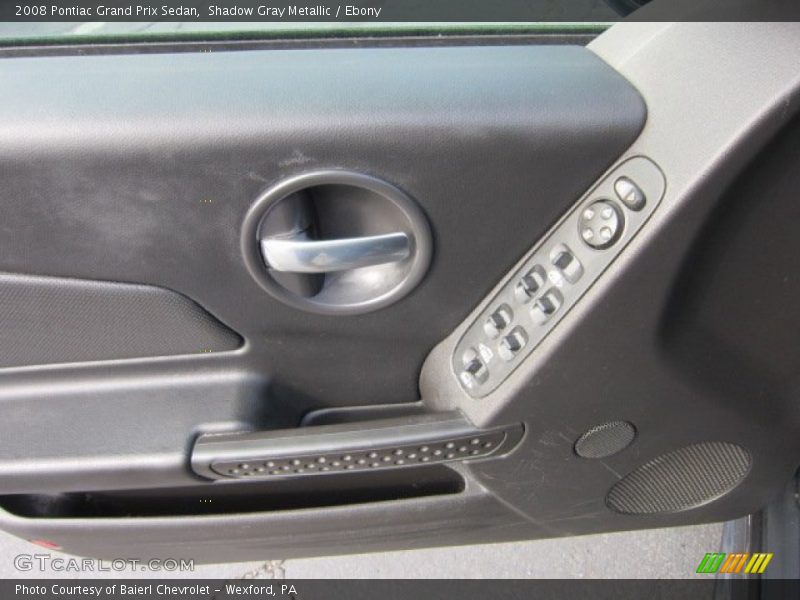 Shadow Gray Metallic / Ebony 2008 Pontiac Grand Prix Sedan