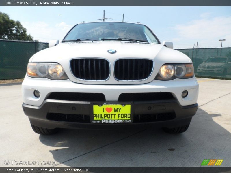 Alpine White / Black 2006 BMW X5 3.0i