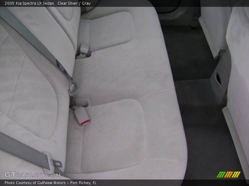 Clear Silver / Gray 2005 Kia Spectra LX Sedan