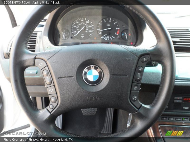 Alpine White / Black 2006 BMW X5 3.0i