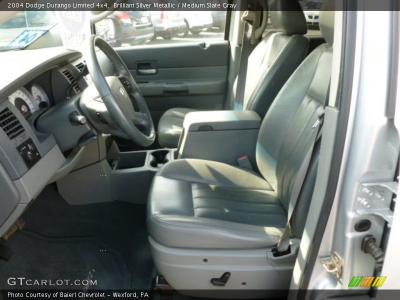 Brilliant Silver Metallic / Medium Slate Gray 2004 Dodge Durango Limited 4x4