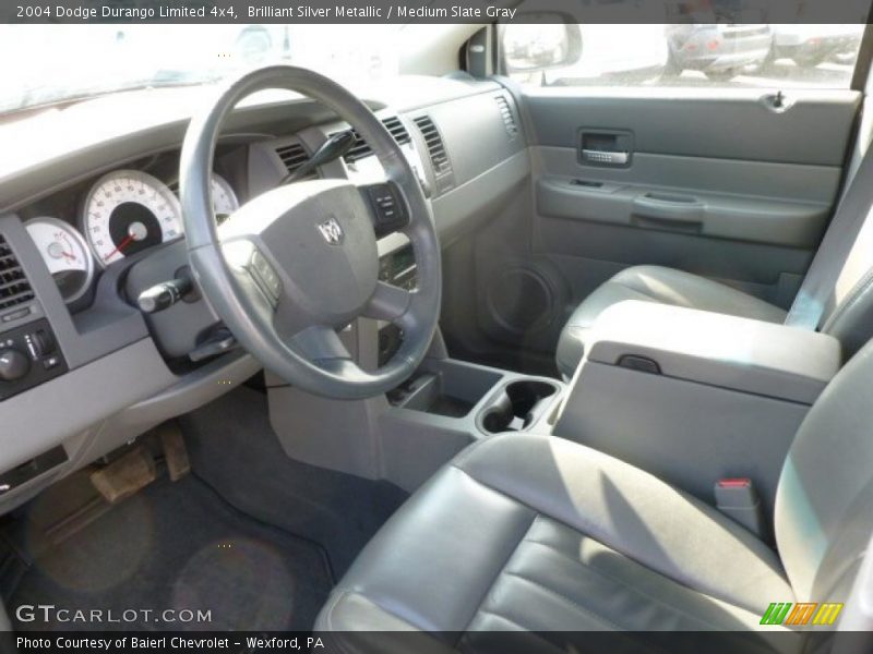 Brilliant Silver Metallic / Medium Slate Gray 2004 Dodge Durango Limited 4x4