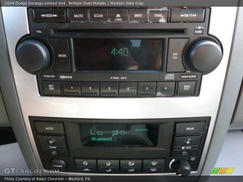 Brilliant Silver Metallic / Medium Slate Gray 2004 Dodge Durango Limited 4x4