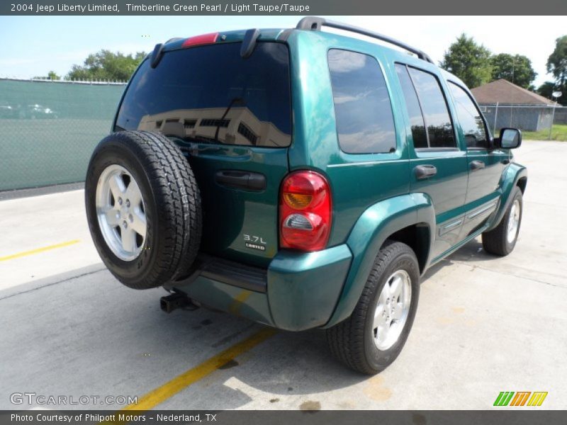 Timberline Green Pearl / Light Taupe/Taupe 2004 Jeep Liberty Limited