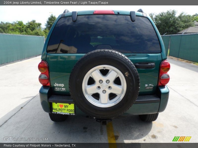 Timberline Green Pearl / Light Taupe/Taupe 2004 Jeep Liberty Limited