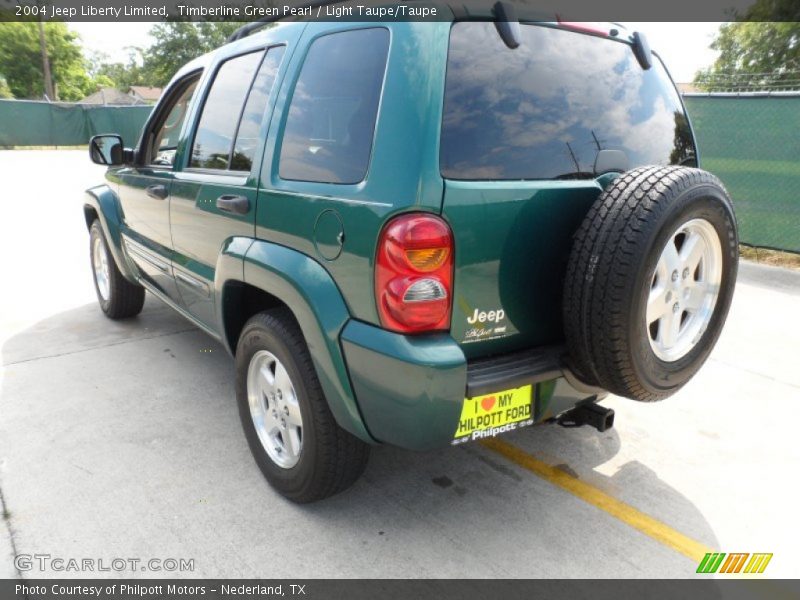 Timberline Green Pearl / Light Taupe/Taupe 2004 Jeep Liberty Limited