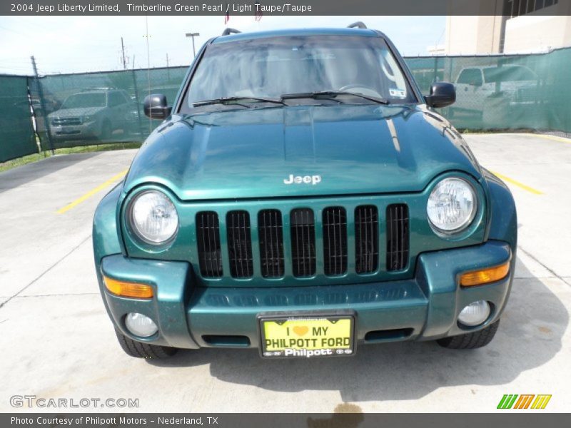 Timberline Green Pearl / Light Taupe/Taupe 2004 Jeep Liberty Limited