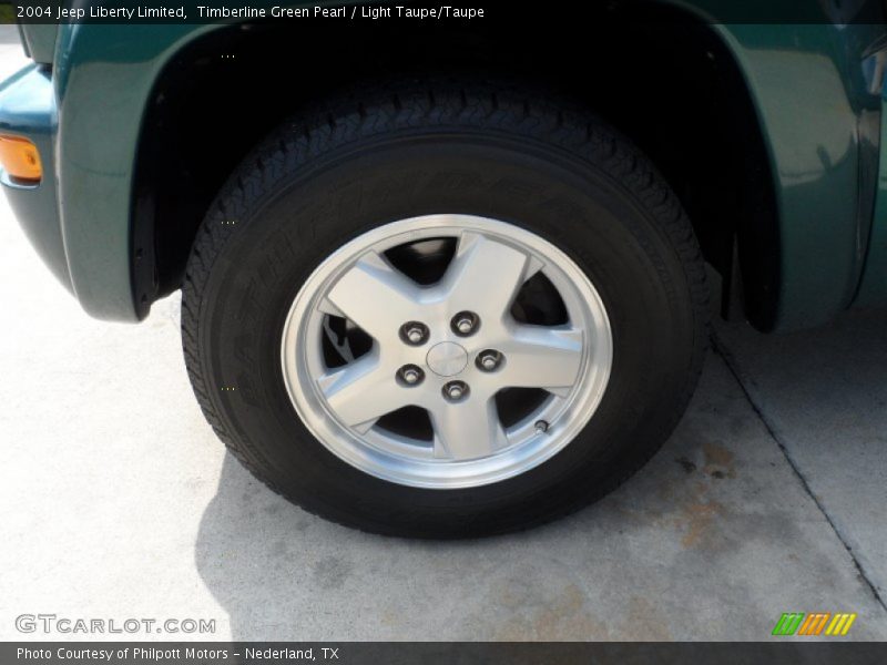 Timberline Green Pearl / Light Taupe/Taupe 2004 Jeep Liberty Limited