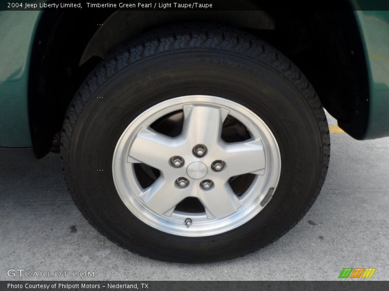 Timberline Green Pearl / Light Taupe/Taupe 2004 Jeep Liberty Limited