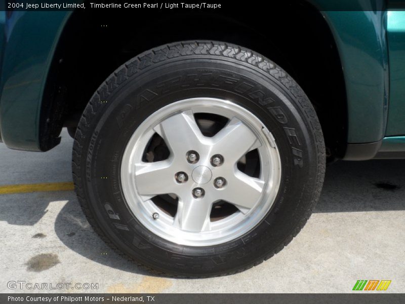 Timberline Green Pearl / Light Taupe/Taupe 2004 Jeep Liberty Limited